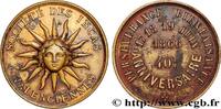 FRANCE ORIENT DE VALENCIENNES, SOCIETE DES INCAS FRANC - MAÇONNERIE VALENCIENNES 1866 (32mm, 12,34g, 12h) -