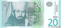SERBIA 20 Dinara SERBIA 20 Dinara 2011 UNC -