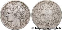FRANCE 2 francs Cérès, IIe République II REPUBLIC Paris 1850 (27mm, 9,78g, 6h) -