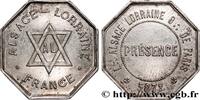 FRANCE ORIENT DE PARIS, ALSACE-LORRAINE FRANC - MAÇONNERIE 1872 (23mm, 4,41g, 12h) -