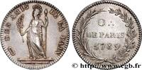 FRANCE ORIENT DE PARIS, LES AMIS DE LA PAIX FRANC - MAÇONNERIE 1789 (28mm, 8,89g, 6h) -