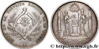 FRANCE LOGE DE LA PARFAITE ÉGALITÉ O:. DE ROUEN FRANC - MAÇONNERIE n.d. (32mm, 11,99g, 12h) -