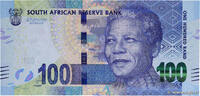 SOUTH AFRICA 100 Rand 2013 SOUTH AFRICA 100 Rand 2013 UNC ST 35,00 EUR  plus 18,00 EUR verzending
