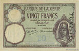 TUNISIA 20 Francs TUNISIA 20 Francs 1938 VF -