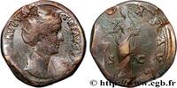 THE ANTONINES (96 AD to 192 AD) Sesterce FAUSTINA MAJOR Rome 141 (32mm, 20,58g, 11h) -