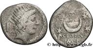 THE REPUBLIC (280 BC to 27 BC) Denier CLAUDIA Rome 42 AC. (19,5mm, 3,44g, 3h) -