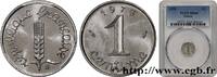 FRANCE 1 centime Épi, avec rebord V REPUBLIC Pessac 1978 (15mm, 1,65g, 6h) -