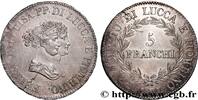 ITALY - PRINCIPALTY OF LUCCA AND PIOMBINO - FELIX 5 Franchi ITALY - PRINCIPALTY OF LUCCA AND PIOMBINO - FELIX BACCIOCHI AND ELISA BONAPARTE Florence 1805 (37,5mm, 24,98g, 6h) -