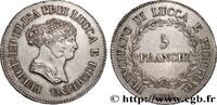ITALY - PRINCIPALTY OF LUCCA AND PIOMBINO - FELIX 5 Franchi ITALY - PRINCIPALTY OF LUCCA AND PIOMBINO - FELIX BACCIOCHI AND ELISA BONAPARTE Florence 1805 (37,5mm, 24,95g, 6h) -