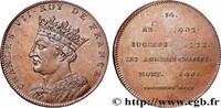 FRANCE Règne de CHARLES VII - 54 SÉRIE MÉTALLIQUE DES ROIS DE FRANCE n.d. (32,mm, 13,40g, 12h) -