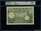 ALGERIA 50 Francs ALGERIA 50 Francs 1937 XF+ -