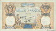 FRANCE 1000 Francs CÉRÈS ET MERCURE type modifié FRANCE 1000 Francs CÉRÈS ET MERCURE type modifié 1939 VF -