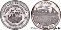 LIBERIA 20 Dollars Proof Titanic LIBERIA 2000 (40mm, 20g, 12h) -