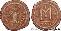 THE EMPIRE FROM ANASTASIUS TO MAURICE TIBERIUS (49 Follis JUSTINIAN I Constantinople 527-537 (31,5mm, 15,34g, 6h) -