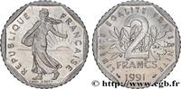 FRANCE 2 francs Semeuse, nickel, frappe monnaie V REPUBLIC Pessac 1991 (26,5mm, 7,5g, 6h) -