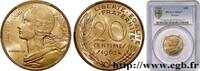 FRANCE 20 centimes Marianne V REPUBLIC Paris 1962 (23,48mm, 4g, 6h) -