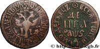 RUSSIA - PETER THE GREAT I 1 Denga RUSSIA - PETER THE GREAT I Saint-Petersbourg 1706 (21mm, 3,88g, 12h) -