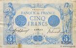 FRANCE 5 Francs BLEU FRANCE 5 Francs BLEU 1913 F -