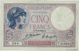 FRANCE 5 Francs FEMME CASQUÉE FRANCE 5 Francs FEMME CASQUÉE 1925 VF -