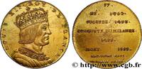 FRANCE Règne de LOUIS XII - 57 - Émission de Louis XVIII SÉRIE MÉTALLIQUE DES ROIS DE FRANCE n.d. (31,5mm, 12,96g, 12h) -