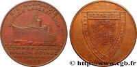 FRANCE Médaille, “Maiden Voyage”, Le Normandie MER ET MARINE : PAQUEBOTS, NAVIRES, BATEAUX 1935 (30,5mm, 10,43g, 12h) -