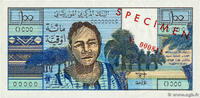 MAURITANIA 100 Ouguiya Spécimen MAURITANIA 100 Ouguiya Spécimen 1973 UNC- -