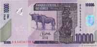 CONGO, DEMOCRATIC REPUBLIC 10000 Francs CONGO, DEMOCRATIC REPUBLIC 10000 Francs 2022 UNC- -