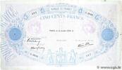FRANCE 500 Francs BLEU ET ROSE modifié FRANCE 500 Francs BLEU ET ROSE modifié 1938 F -