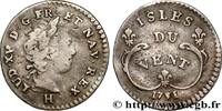 FRENCH WEST INDIES - WINDWARD ISLANDS Six Sols FRENCH WEST INDIES - WINDWARD ISLANDS La Rochelle 1731 (17mm, 1,33g, 6h) -