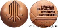 FRANCE Médaille, Fédération des Industries électriques et ÉLECTRICITÉ 1993 (63,50mm, 192,09g, 12h) -