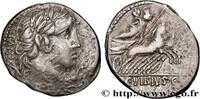 THE REPUBLIC (280 BC to 27 BC) Denier VIBIA Rome 90 AC. (19,5mm, 4,09g, 3h) -