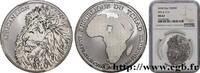 CHAD 5000 Francs CFA, Lion Africain CHAD Paris 2018 (38,1mm, 31,1g, 12h) -