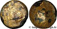 FRANCE Statère globulaire fourré à la croix SENONES (Area of Sens) c. 100-80 AC. (13mm, 3,52g, h) -