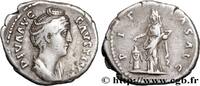 THE ANTONINES (96 AD to 192 AD) Denier FAUSTINA MAJOR Rome 145 (16,5mm, 3,29g, 6h) -
