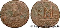 THE EMPIRE FROM ANASTASIUS TO MAURICE TIBERIUS (49 Follis MAURICIUS TIBERIUS Theoupolis (Antioche) 599-600 (27,5mm, 9,99g, 12h) -