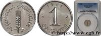 FRANCE 1 centime Épi V REPUBLIC Pessac 1981 (15mm, 1,65g, 6h) -