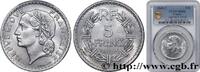 FRANCE 5 francs Lavrillier, aluminium PROVISIONAL GOVERNEMENT OF THE FRENCH REPUBLIC Castelsarrasin 1945 (31mm, g, 6h) -