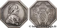 FRANCE Dominique de La Rochefoucauld de Langeac, archevêq ROUEN - CLERGÉ ET ÉGLISES 1780 (33,5mm, 19,03g, 12h) -