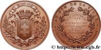 FRANCE Médaille, Témoignage de reconnaissance ARMÉES ET MILITAIRES 62 - Saint-Omer 1868 (46mm, 46,30g, 12h) -