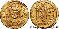 THE EMPIRE FROM ANASTASIUS TO MAURICE TIBERIUS (49 Solidus de poids léger (23 siliques) MAURICE TIBERIUS Constantinople 583-601 (21mm, 4,29g, 6h) -