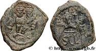 THE HERACLIUS DYNASTY (602-717) Follis HERACLIUS and HERACLIUS CONSTANTINE Sicile c. 635 (30,5mm, 12,22g, 6h) -