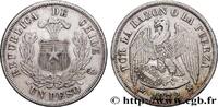 CHILE 1 Peso 1872 CHILE Santiago - S° 1872 (37mm, 24,97g, 6h) SS 160,00 EUR  plus 18,00 EUR verzending