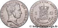 NETHERLANDS INDIES 1 Gulden Guillaume I NETHERLANDS INDIES Utrecht 1839 (29mm, 10,00g, 6h) -
