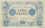 FRANCE 5 Francs NOIR FRANCE 5 Francs NOIR 1872 F+ -