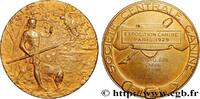 FRANCE Médaille, Société centrale canine, Exposition cani SOCIÉTÉ CANINE - CHIENS ET CONCOURS 75 - Paris 1929 (45mm, 36,97g, 12h) -