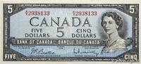 CANADA 5 Dollars CANADA 5 Dollars 1954 AU -