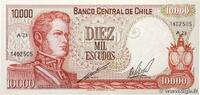 CHILE 10000 Escudos CHILE 10000 Escudos 1974 UNC -