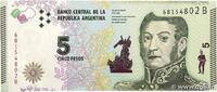 ARGENTINA 5 Pesos ARGENTINA 5 Pesos 2015 UNC- -