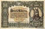 HUNGARY 500 Korona HUNGARY 500 Korona 1920 F -