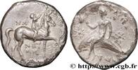 Hellenistic 1 (323 BC to 188 BC) Nomos, statère ou didrachme CALABRIA - TARAS Calabre, Tarente c. 275 AC. (19,5mm, 5,91g, 7h) -